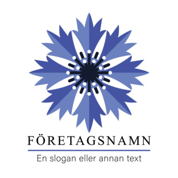 Köp Logo, Logga, Logotyp - Blåklint, blomma, östergötland, företag