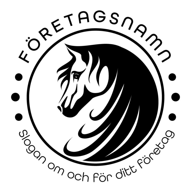 Köp Logo Logotyp Logga - Häst Ridskola Hästshop Ridklubb