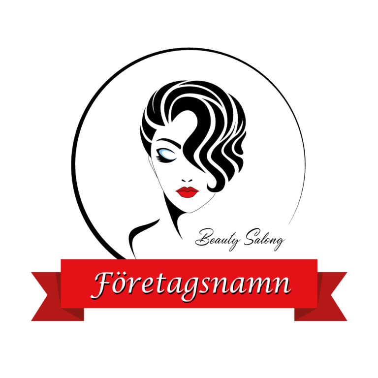 Logo Logga Logotyp Frisörsalong Skönhetssalong Skönhet