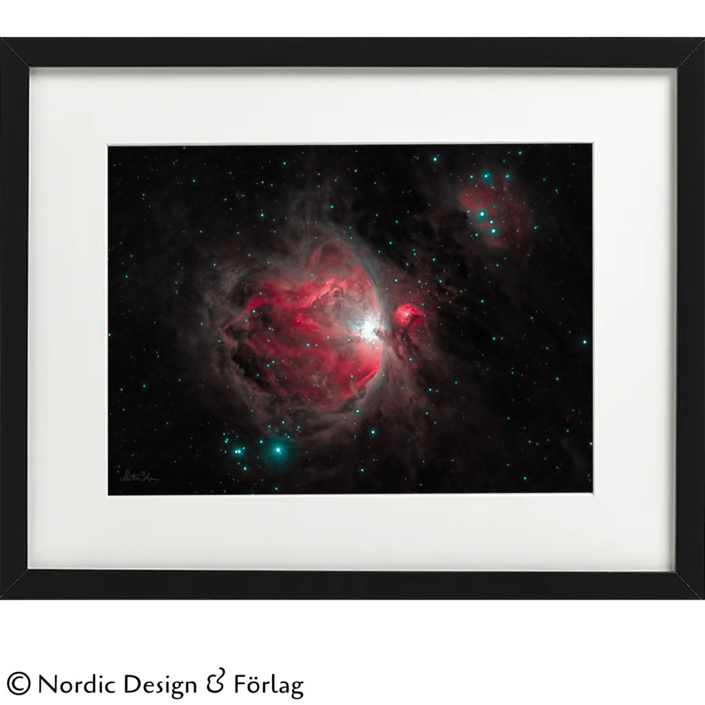Orion Nebula, Orionnebulosan - Astrofoto, Fotokonst - Poster - Tavla