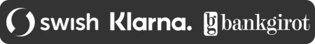 S'ker betalning med Swish Klarna och Bankgirot